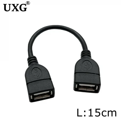 0.15M USB 2.0 Female to Female Charging Data Transmission Cable - 15cm Product Image #24001 With The Dimensions of 800 Width x 800 Height Pixels. The Product Is Located In The Category Names Computer & Office → Computer Cables & Connectors
