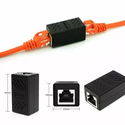 RJ45 Network Extender Female-to-Female Extension Converter - 8 Core Jack Ethernet LAN Cable Adapter (1/2/5/10pcs) Product Image #23350 With The Dimensions of 1001 Width x 1001 Height Pixels. The Product Is Located In The Category Names Computer & Office → Computer Cables & Connectors