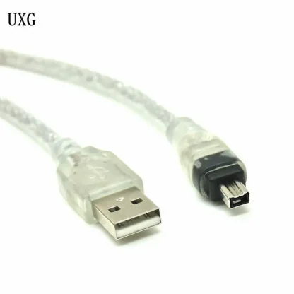 USB 2.0 Male to 4 Pin IEEE 1394 Cable - 1.2M High-Speed Extension for MINI DV HDV Camcorder to PC Editing Product Image #13277 With The Dimensions of 800 Width x 800 Height Pixels. The Product Is Located In The Category Names Computer & Office → Computer Cables & Connectors