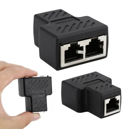RJ45 Ethernet LAN Network Splitter - 1 to 2 Ways Extender Cable Adapter Tee Head Product Image #20573 With The Dimensions of 800 Width x 800 Height Pixels. The Product Is Located In The Category Names Computer & Office → Computer Cables & Connectors