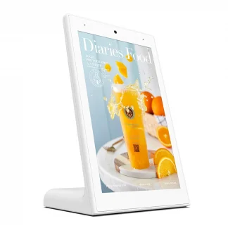 10 Inch Android Desktop Interactive Signage with 5MP Camera, Mic, RS232, USB2.0, Type-C, TF Card, RJ45, Wifi, BT, Power (Portrait) Product Image #11640 With The Dimensions of  Width x  Height Pixels. The Product Is Located In The Category Names Computer & Office → Mini PC