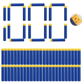Blue Hollow Eva Soft Refill Bullets Foam Darts for Nerf Elite Series - 1000/500/300/200 Pcs Product Image #32888 With The Dimensions of  Width x  Height Pixels. The Product Is Located In The Category Names Sports & Entertainment → Shooting → Paintballs