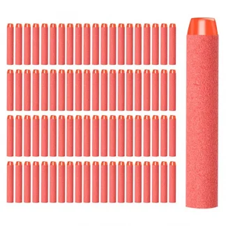 Red Solid Round Head Bullets 7.2cm for Nerf Series Blasters - Refill Darts Product Image #32862 With The Dimensions of  Width x  Height Pixels. The Product Is Located In The Category Names Sports & Entertainment → Shooting → Paintballs