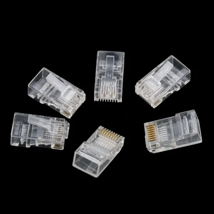 100PCS RJ-45 Ethernet Module Plugs - UTP Cat5 Cat5e, 8P8C Crystal Heads for RJ45 Network Cables Product Image #19441 With The Dimensions of 1000 Width x 1000 Height Pixels. The Product Is Located In The Category Names Computer & Office → Computer Cables & Connectors