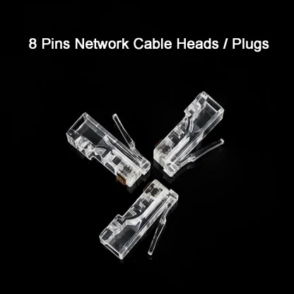 100PCS RJ-45 Ethernet Module Plugs - UTP Cat5 Cat5e, 8P8C Crystal Heads for RJ45 Network Cables Product Image #19442 With The Dimensions of 1000 Width x 1000 Height Pixels. The Product Is Located In The Category Names Computer & Office → Computer Cables & Connectors