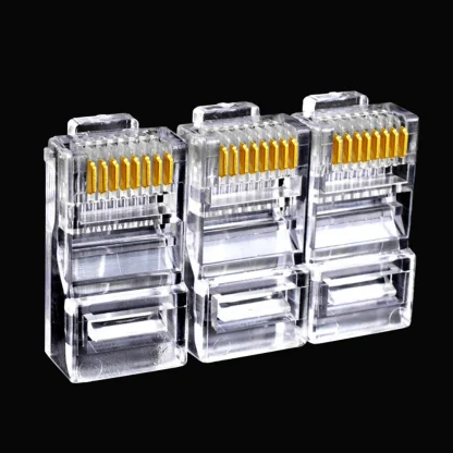 100PCS RJ-45 Ethernet Module Plugs - UTP Cat5 Cat5e, 8P8C Crystal Heads for RJ45 Network Cables Product Image #19443 With The Dimensions of 1000 Width x 1000 Height Pixels. The Product Is Located In The Category Names Computer & Office → Computer Cables & Connectors