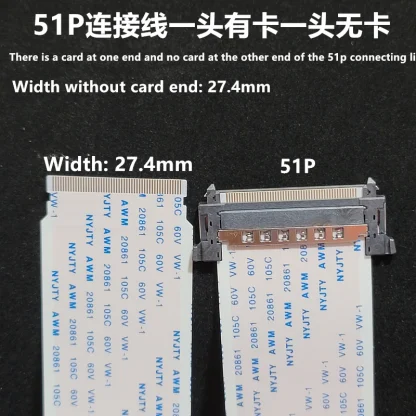 10PCS 41Pin 51Pin 4K HDTV LCD LED Ribbon Cable - AWM 20706 20861 105C 60V VW-1 LVDS Compatible Product Image #20416 With The Dimensions of 800 Width x 800 Height Pixels. The Product Is Located In The Category Names Computer & Office → Computer Cables & Connectors