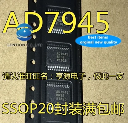 10PCS AD7945BRSZ SSOP20 Digital-to-Analog Converters: 12-Bit, 100% New and Original Product Image #35673 With The Dimensions of 713 Width x 684 Height Pixels. The Product Is Located In The Category Names Computer & Office → Device Cleaners