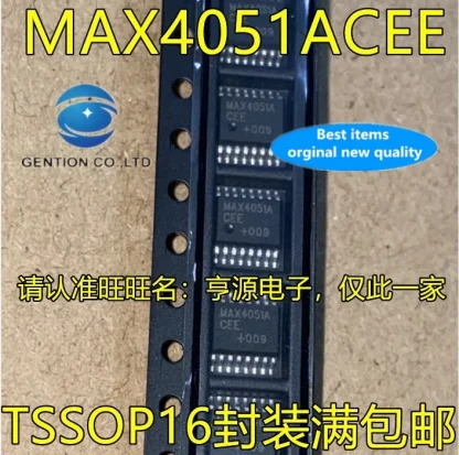 MAX4051ACEE TSSOP16 Analog Multiplexer IC - Pack of 10, 100% New and Original Product Image #16066 With The Dimensions of 706 Width x 701 Height Pixels. The Product Is Located In The Category Names Computer & Office → Device Cleaners