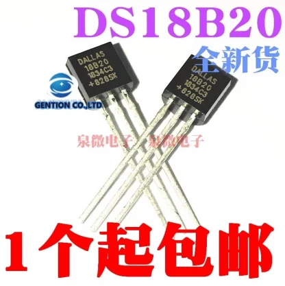 DS18B20 TO-92 Programmable Digital Temperature Sensor - Pack of 10, New and Original Product Image #32771 With The Dimensions of 799 Width x 800 Height Pixels. The Product Is Located In The Category Names Computer & Office → Device Cleaners