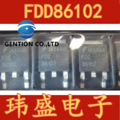 10PCS FDD86102 TO252 N-Channel Transistors: 36A, 100V, LCD Backlight Product Image #35250 With The Dimensions of 460 Width x 460 Height Pixels. The Product Is Located In The Category Names Computer & Office → Device Cleaners