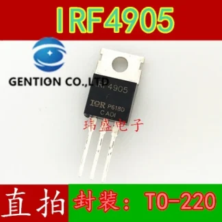 10PCS IRF4905 TO-220 Field Effect Tubes: 55V/74A/200W, New and Original Product Image #35244 With The Dimensions of  Width x  Height Pixels. The Product Is Located In The Category Names Computer & Office → Device Cleaners