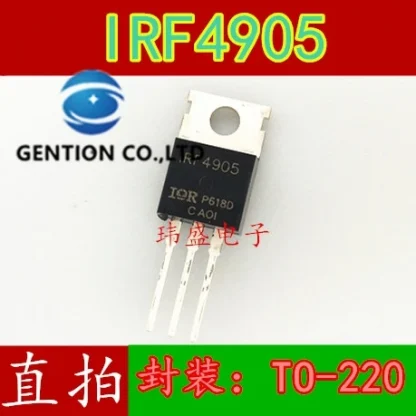 10PCS IRF4905 TO-220 Field Effect Tubes: 55V/74A/200W, New and Original Product Image #35244 With The Dimensions of 459 Width x 459 Height Pixels. The Product Is Located In The Category Names Computer & Office → Device Cleaners