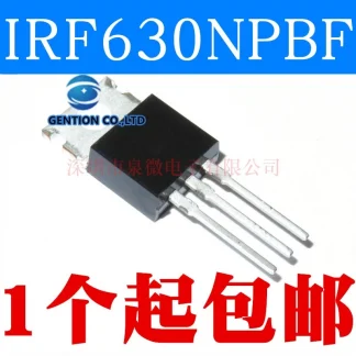 10PCS IRF630NPBF TO-220 Field-Effect Transistors, 100% New & Original Product Image #33231 With The Dimensions of  Width x  Height Pixels. The Product Is Located In The Category Names Computer & Office → Device Cleaners