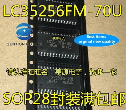 10PCS LC35256FM-70U SOP28 Memory Chips: 100% New and Original Product Image #35618 With The Dimensions of 715 Width x 622 Height Pixels. The Product Is Located In The Category Names Computer & Office → Device Cleaners