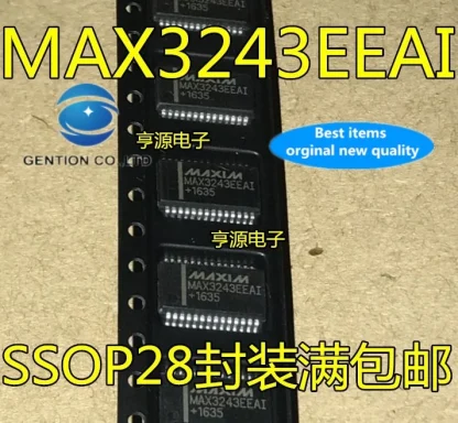10PCS MAX3243EEAI+T SSOP-28 Serial Communication ICs: 100% New and Original Product Image #35628 With The Dimensions of 713 Width x 659 Height Pixels. The Product Is Located In The Category Names Computer & Office → Device Cleaners