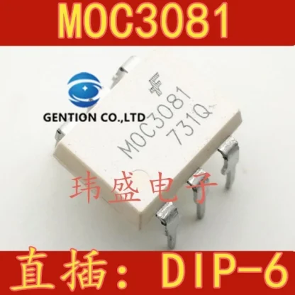10PCS MOC3081 Photoelectric Coupler DIP-6 - Genuine Original Thyristor Drive Light Coupling Product Image #35364 With The Dimensions of 600 Width x 600 Height Pixels. The Product Is Located In The Category Names Computer & Office → Device Cleaners