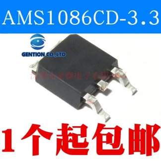 10PCS AMS1086CD-3.3 Power Step-down Linear Regulator ICs, TO-252 Package Product Image #33221 With The Dimensions of  Width x  Height Pixels. The Product Is Located In The Category Names Computer & Office → Device Cleaners