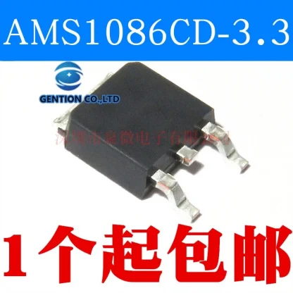 10PCS AMS1086CD-3.3 Power Step-down Linear Regulator ICs, TO-252 Package Product Image #33221 With The Dimensions of 800 Width x 800 Height Pixels. The Product Is Located In The Category Names Computer & Office → Device Cleaners