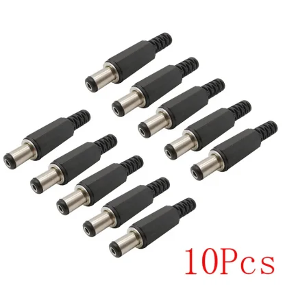 10Pcs DC Power Jack Plug Connectors - 5.5mm X 2.5mm Male Female Set for DIY Electric Projects and Charging Adapters Product Image #20969 With The Dimensions of 818 Width x 818 Height Pixels. The Product Is Located In The Category Names Lights & Lighting → Lighting Accessories → Connectors