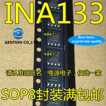 10Pcs INA133 SOP8 Amplifier ICs: Genuine New Components Product Image #31090 With The Dimensions of 800 Width x 800 Height Pixels. The Product Is Located In The Category Names Computer & Office → Device Cleaners