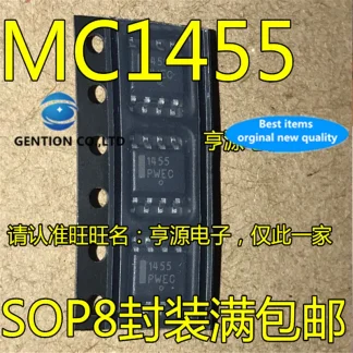 10Pcs MC1455BDR2G SOP8 Timer ICs: Genuine New Components Product Image #31080 With The Dimensions of  Width x  Height Pixels. The Product Is Located In The Category Names Computer & Office → Device Cleaners