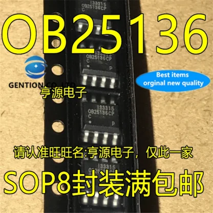 OB25136 Switching Power Supply Chip: 10Pcs SOP-8 100% New And Original Stock Product Image #30890 With The Dimensions of 800 Width x 800 Height Pixels. The Product Is Located In The Category Names Computer & Office → Device Cleaners
