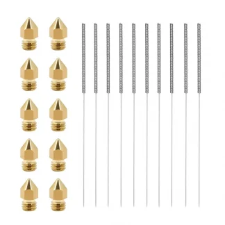 3D Printer Nozzle Set - 10 Stainless Steel Nozzles (0.4mm) + 10 Cleaning Needles + Tweezers Tool Kit Product Image #4183 With The Dimensions of  Width x  Height Pixels. The Product Is Located In The Category Names Computer & Office → Computer Cables & Connectors