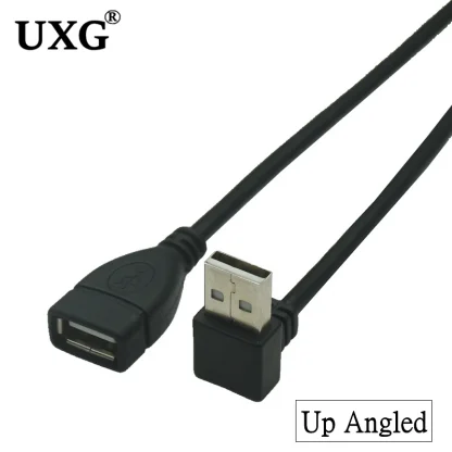 USB 2.0 A Male to Female 90° Angled Extension Cable - 10cm/20cm, Right/Left/Down/Up Product Image #22861 With The Dimensions of 800 Width x 800 Height Pixels. The Product Is Located In The Category Names Computer & Office → Computer Cables & Connectors