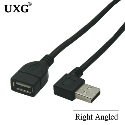 USB 2.0 A Male to Female 90° Angled Extension Cable - 10cm/20cm, Right/Left/Down/Up Product Image #22863 With The Dimensions of 800 Width x 800 Height Pixels. The Product Is Located In The Category Names Computer & Office → Computer Cables & Connectors