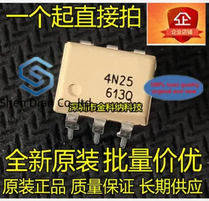 10pcs Imported 4N25 DIP-6 Optocoupler: New and Original Product Image #36254 With The Dimensions of 736 Width x 707 Height Pixels. The Product Is Located In The Category Names Computer & Office → Device Cleaners