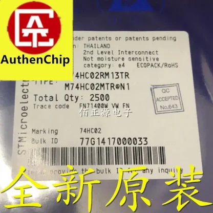 10pcs M74HC02RM13TR 74HC02 SMD SOP-14 Logic IC Chip: Genuine New Stock Product Image #37854 With The Dimensions of 750 Width x 750 Height Pixels. The Product Is Located In The Category Names Computer & Office → Device Cleaners