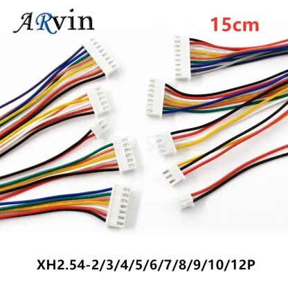 10pcs JST XH2.54mm Wire Cable Connectors - Male Plug Socket, Various Pin Pitches (2-10), 150MM 26AWG Product Image #22581 With The Dimensions of 800 Width x 800 Height Pixels. The Product Is Located In The Category Names Lights & Lighting → Lighting Accessories → Connectors