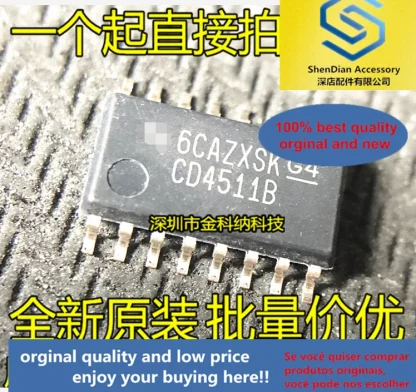 10pcs Original New CD4511B Decoder Multiplexer/Demultiplexer SOP-16 Product Image #28929 With The Dimensions of 748 Width x 705 Height Pixels. The Product Is Located In The Category Names Computer & Office → Device Cleaners