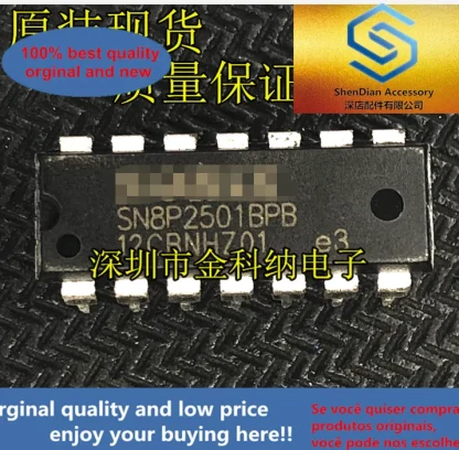 SN8P2501BPB Electric Fan Integrated Block Chip - Pack of 10, Genuine Original, DIP14 Product Image #28778 With The Dimensions of 716 Width x 702 Height Pixels. The Product Is Located In The Category Names Computer & Office → Device Cleaners