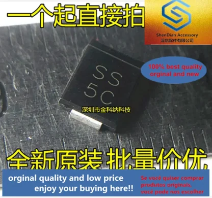 Set of 10 Genuine SS5CC SMD Diodes - Bulky 5A SMC Package, High-Performance Electronic Components Product Image #1037 With The Dimensions of 748 Width x 702 Height Pixels. The Product Is Located In The Category Names Computer & Office → Device Cleaners