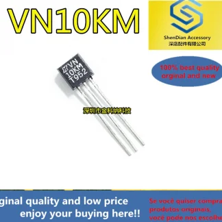Set of 10 Genuine New VN10KM N-Channel MOSFET Transistors - TO-92 with Heat Sink, Enhanced MOS Field Effect Technology Product Image #1388 With The Dimensions of  Width x  Height Pixels. The Product Is Located In The Category Names Computer & Office → Device Cleaners