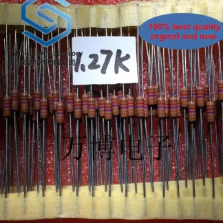 10pcs Original New Dale 1/4W 0.25W 1.27K 1% Resistors Product Image #28871 With The Dimensions of  Width x  Height Pixels. The Product Is Located In The Category Names Computer & Office → Device Cleaners