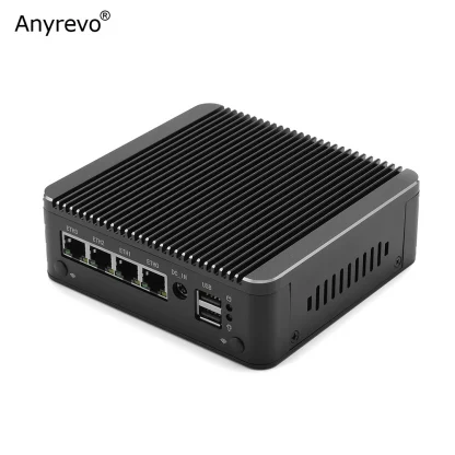 High-Performance Fanless Mini PC with 11th Gen Intel Processors, 4x I225V LAN, DDR4, NVMe, and OPNsense/PfSense Compatibility Product Image #14056 With The Dimensions of 1000 Width x 1000 Height Pixels. The Product Is Located In The Category Names Computer & Office → Mini PC