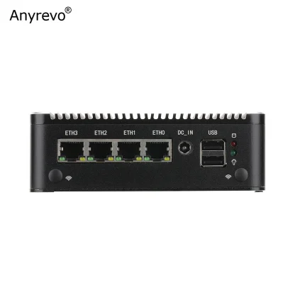 High-Performance Fanless Mini PC with 11th Gen Intel Processors, 4x I225V LAN, DDR4, NVMe, and OPNsense/PfSense Compatibility Product Image #14051 With The Dimensions of 1000 Width x 1000 Height Pixels. The Product Is Located In The Category Names Computer & Office → Mini PC