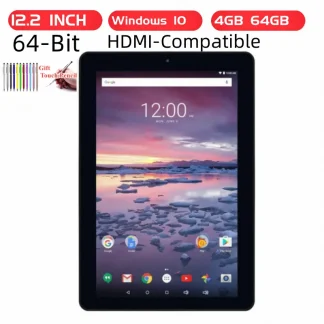 12.2-Inch Windows 10 Tablet - 4GB RAM, 64GB Storage, Intel Atom X5 Z8300, HDMI, USB 3.0, 1920 x 1200 IPS Product Image #8227 With The Dimensions of  Width x  Height Pixels. The Product Is Located In The Category Names Computer & Office → Tablets