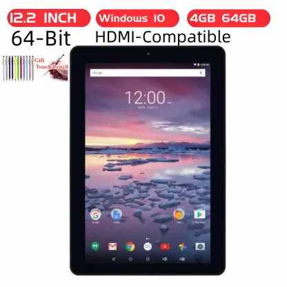 12.2-Inch Windows 10 Tablet - 4GB RAM, 64GB Storage, Intel Atom X5 Z8300, HDMI, USB 3.0, 1920 x 1200 IPS Product Image #8227 With The Dimensions of 800 Width x 800 Height Pixels. The Product Is Located In The Category Names Computer & Office → Tablets