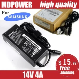 14V 4A AC Adapter Charger for Samsung SyncMaster LCD Monitor - SVD5614 Compatible Product Image #4993 With The Dimensions of  Width x  Height Pixels. The Product Is Located In The Category Names Computer & Office → Laptop Accessories → Laptop Adapter