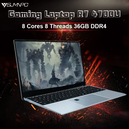 15.6" Ultrabook with AMD Ryzen R7 4700U, Backlit Keyboard, Gaming Capabilities, Windows 11, 36GB DDR4, 2TB Storage, Fingerprint Unlock Product Image #26720 With The Dimensions of 800 Width x 800 Height Pixels. The Product Is Located In The Category Names Computer & Office → Laptops