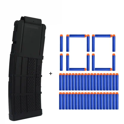 Nerf Soft Bullets Reload Clip with 100pcs Refill Darts Product Image #28651 With The Dimensions of 1000 Width x 1000 Height Pixels. The Product Is Located In The Category Names Sports & Entertainment → Shooting → Paintballs