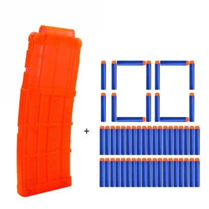 Nerf Soft Bullets Reload Clip with 100pcs Refill Darts Product Image #28649 With The Dimensions of 1000 Width x 1000 Height Pixels. The Product Is Located In The Category Names Sports & Entertainment → Shooting → Paintballs