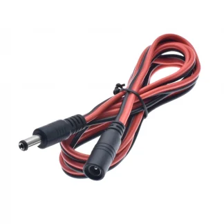 Enhance Connectivity: 16AWG DC Extension Cable for CCTV Security Cameras - 5.5mm X 2.1mm Male to Female Power Cord Product Image #24372 With The Dimensions of  Width x  Height Pixels. The Product Is Located In The Category Names Computer & Office → Computer Cables & Connectors