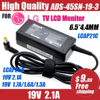 19V AC Adapter Power Supply for LG Monitor LCD TV - Compatible with 32LH510, LCAP21C, LCAP25B, ADS-45SN-19-3, E2251S, E2251T, E2051S. Product Image #4976 With The Dimensions of  Width x  Height Pixels. The Product Is Located In The Category Names Computer & Office → Laptop Accessories → Laptop Adapter