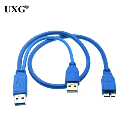 USB 3.0 Type A Male to Micro B Y Cable - 1M/0.5M Data Cord for External Mobile Hard Drive Product Image #18520 With The Dimensions of 800 Width x 800 Height Pixels. The Product Is Located In The Category Names Computer & Office → Computer Cables & Connectors