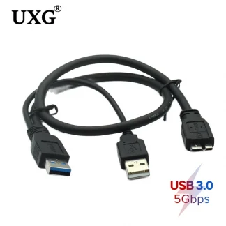USB 3.0 Type A Male to Micro B Y Cable - 1M/0.5M Data Cord for External Mobile Hard Drive Product Image #18517 With The Dimensions of  Width x  Height Pixels. The Product Is Located In The Category Names Computer & Office → Tablets